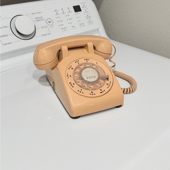 Vintage Beige Rotary Dial Telephone woks! - Picture 5 of 17